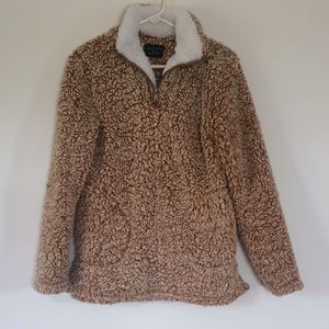 Sherpa Fleece Jacket in Mustard! Size Small.